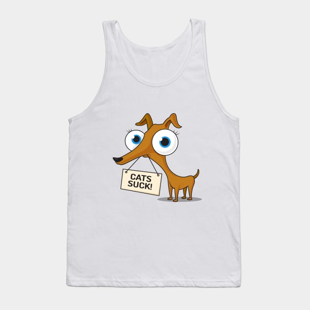 Cats Suck Tank Top by zoljo